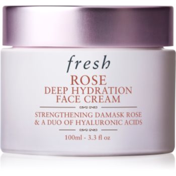 fresh Rose Deep Hydration Face Cream crema de fata hidratanta cu acid hialuronic